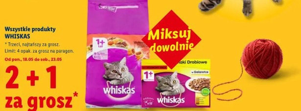 Wszystkie produkty Whiskas