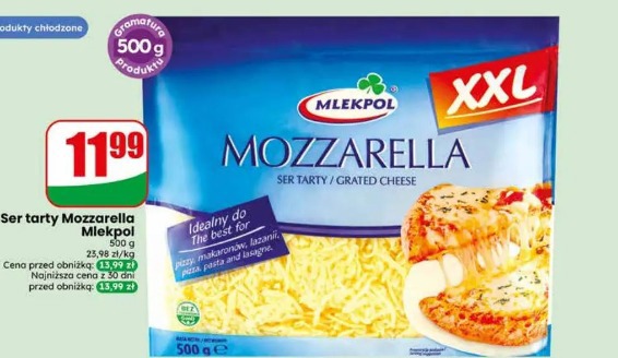 Ser tarty Mozzarella Mlekpol