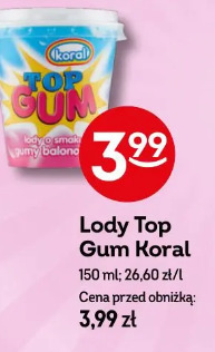 Lody Top Gum Koral