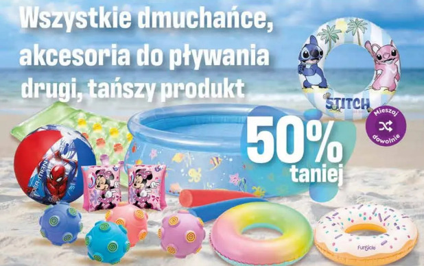 Wszystkie dmuchańce, akcesoria do pływania