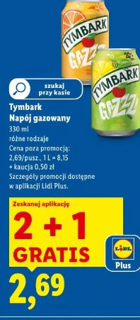 Tymbark Napój gazowany