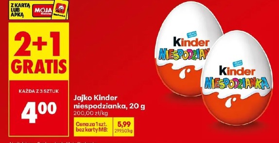 Jajko Kinder niespodzianka