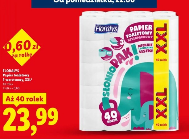 Florays papier toaletowy 3-warstwowy XXL