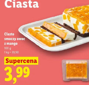 Ciasto smoczy owoc z mango