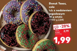 Donut Texas, cola lub z nadzieniem jagodowym