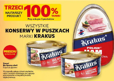 Wszystkie konserwy w puszkach marki Krakus