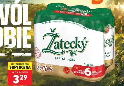 Piwo Žatecký Světlý Ležák