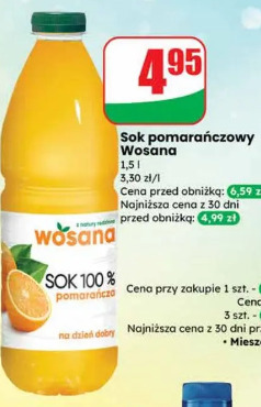 Sok pomarańczowy Wosana
