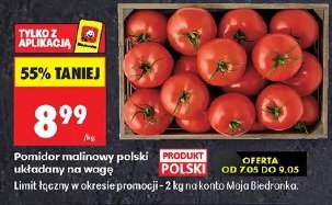 Pomidor malinowy polski układany