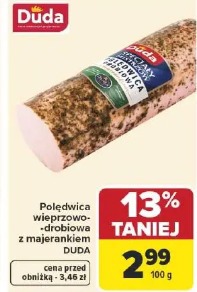 Polędwica wieprzowo-drobiowa z majerankiem Duda