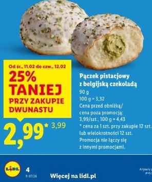 Pączek pistacjowy z belgijską czekoladą