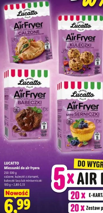 Lucatto Mieszanki do air fryera