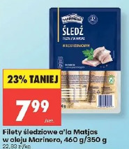 Filety śledziowe a'la Matjas w oleju Marinero
