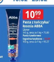 Pasta z tuńczyka/łososia ABBA Lisner
