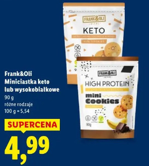 Frank&Oli Miniciastka keto lub wysokobiałkowe