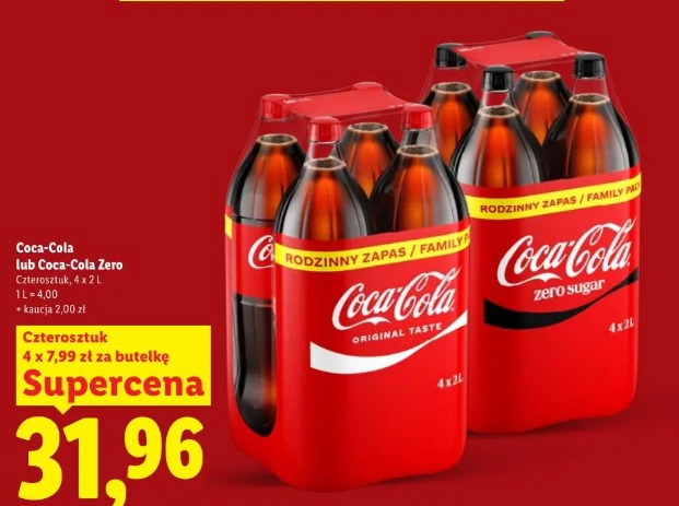 Coca-Cola lub Coca-Cola Zero