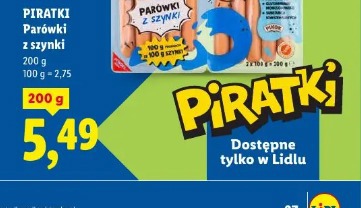 Piratki Parówki z szynki