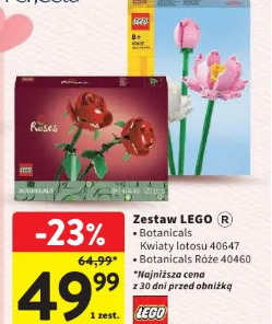 Zestaw Lego Botanicals Kwiaty lotosu 40647