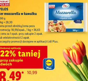 Pilos Ser mozzarella w kawałku