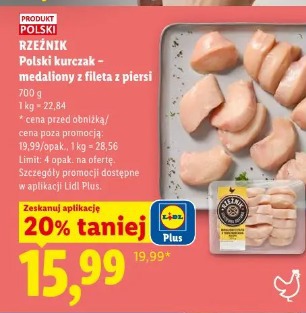 Rzeźnik Polski kurczak – medaliony z fileta z piersi