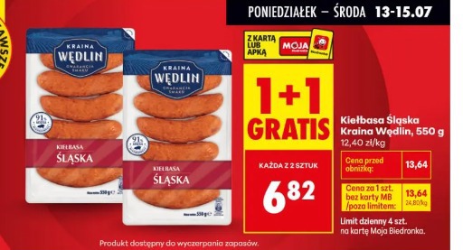 Kiełbasa Śląska Kraina Wędlin