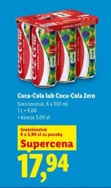 Coca-Cola lub Coca-Cola Zero
