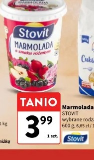 Marmolada STOVIT wybrane rodzaje