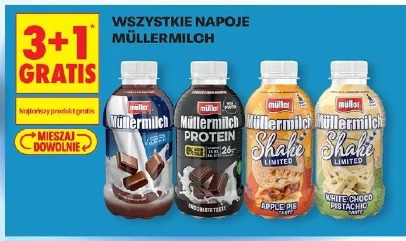 Wszystkie napoje Müllermilch