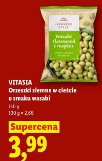 Vitasia Orzeszki ziemne w cieście o smaku wasabi