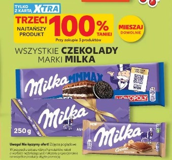 Wszystkie czekolady marki Milka