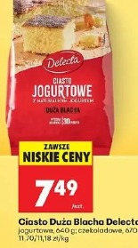 Ciasto Duża Blacha Delecta