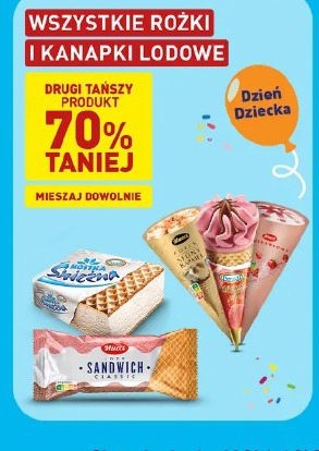 Wszystkie rożki i kanapki lodowe