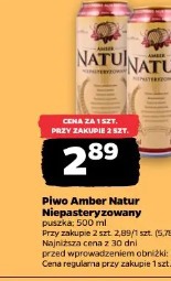 Piwo Amber Natur Niepasteryzowany