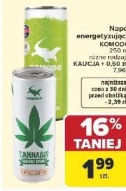 Napój energetyzujący Komodo 250 ml różne rodzaje