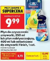 Finish płyn do czyszczenia zmywarek, płyn nabłyszczający, odświeżacz do zmywarki