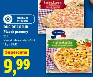 DUC DE COEUR Placek pszenny