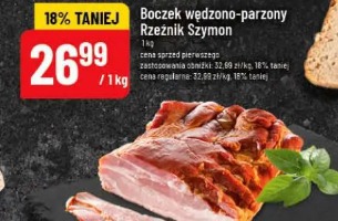 Boczek wędzono-parzony Rzeźnik Szymon