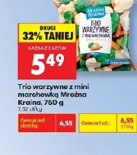 Trio warzywne z mini marchewką Mroźna Kraina