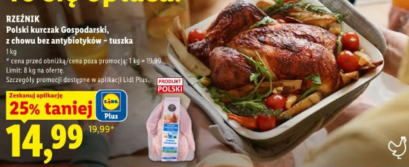 Rzeźnik Polski kurczak Gospodarski, z chowu bez antybiotyków - tuszka