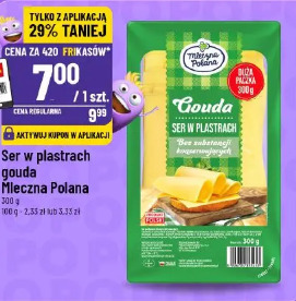 Ser w plastrach gouda Mleczna Polana