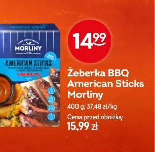 Żeberka BBQ American Sticks Morliny