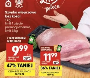 Szynka wieprzowa bez kości