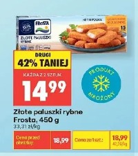Złote paluszki rybne Frosta