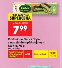 Czekolada Dubai Style z nadzieniem pistacjowym Meltie, 70 g