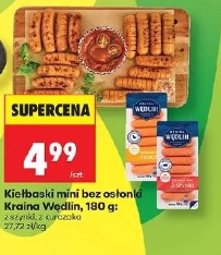 Kiełbaski mini bez osłonki Kraina Wędlin