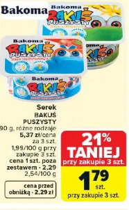 Serek Bakus Puszysty Bakoma