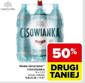 Woda mineralna CISOWIANKA