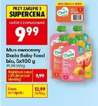 Mus owocowy Dada Baby food bio