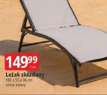 Leżak składany