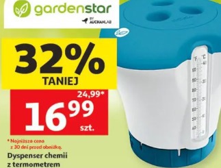 Dispenser chemii z termometrem